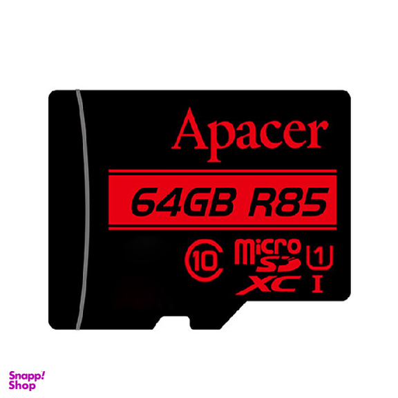 کارت حافظه MicroSDxc اپیسر مدل Ap64G کلاس 10 استاندارد Uhs-I U1 سرعت 85Mbps ظرفیت 64 گیگابایت