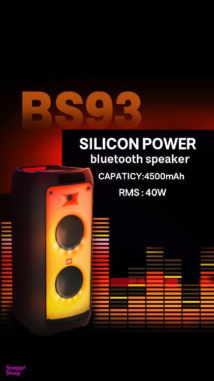 اسپیکر بلوتوثی قابل حمل سیلیکون پاور مدل BS93