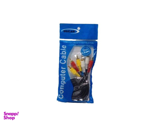 کابل تبدیل RCA 3 به RCA 3 اسکار (Oscar) مدل RoHS به طول 1.5 متر