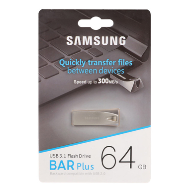 فلش مموری سامسونگ مدل BAR plus ظرفیت 64 گیگابایت