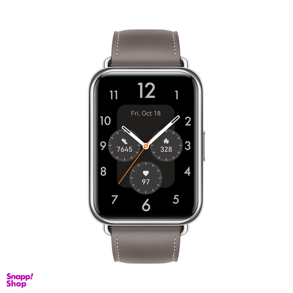 ساعت هوشمند هوآوی (Huawei) مدل Watch Fit 2 Classic Edition بند چرمی