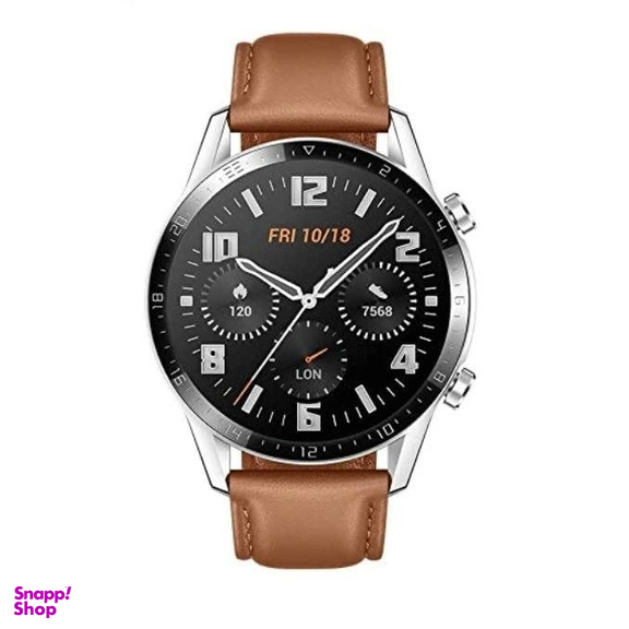 ساعت هوشمند هوآوی (Huawei) مدل Watch GT 2 LTN-B19 46 mm بند چرمی