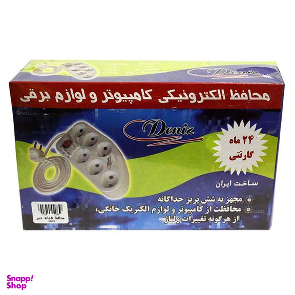چند راهی برق و محافظ نوسان برق دنیز (Deniz) مدل KCH-060