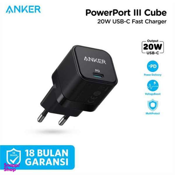 شارژر دیواری انکر مدل PowerPort III A2149 Cube