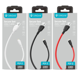 کابل تبدیل USB به لایتنینگ سلبریت (Celebrat) مدل FLY-2i طول 1 متر