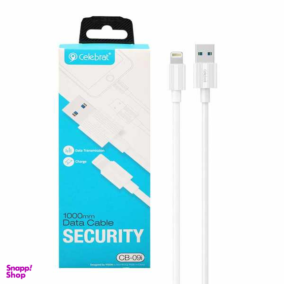 کابل تبدیل USB به لایتنینگ سلبریت (Celebrat) مدل CB-09i طول 1 متر