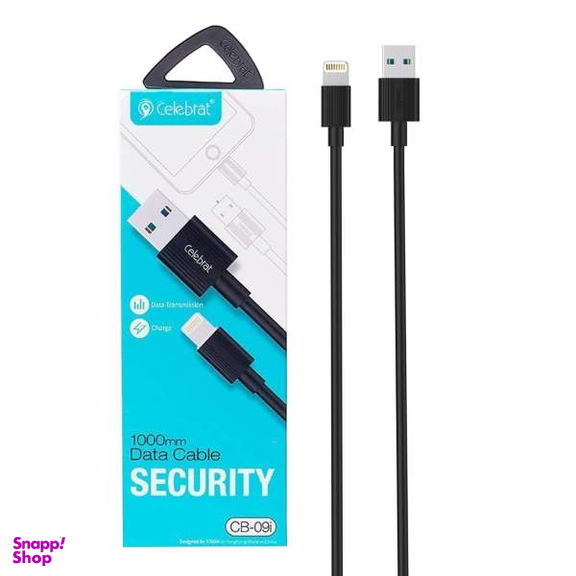 کابل تبدیل USB به لایتنینگ سلبریت (Celebrat) مدل CB-09i طول 1 متر