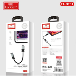 مبدل USB-C به جک 3.5 میلی متری ارلدام (Ealrdom) مدل OT51