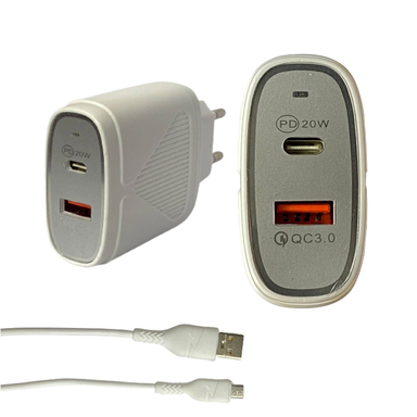 شارژر دیواری گلکسبیت (Galaxbit) مدل GCH28 همراه با کابل microUSB