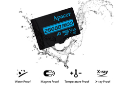 کارت حافظه microSDXC اپیسر (Apacer) مدل کلاس 10 استاندارد UHS-I U3 سرعت 100MBps ظرفیت 128 گیگابایت به همراه آداپتور SD