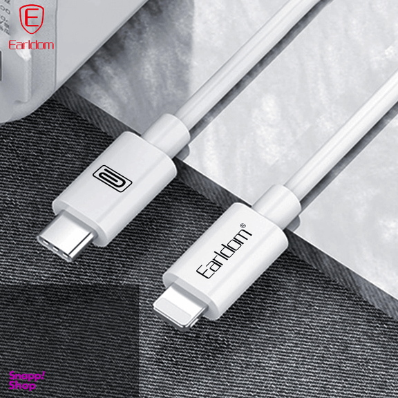 کابل شارژ Type-C به لایتنینگ ارلدام (Ealrdom) مدل EC086