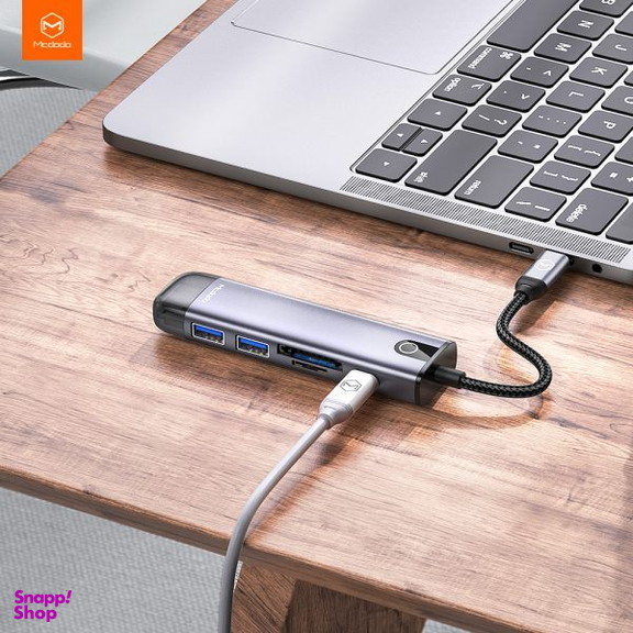 هاب 6 پورت USB-C مک دودو (Mcdodo) مدل MC-HU-7740