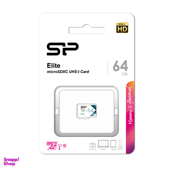 کارت حافظه‌ microSDHC سیلیکون پاور مدل Color Elite کلاس 10 استاندارد UHS-I U1 سرعت 100MBps ظرفیت 64 گیگابایت