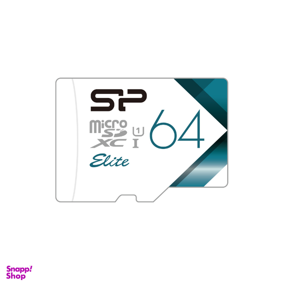 کارت حافظه‌ microSDHC سیلیکون پاور مدل Color Elite کلاس 10 استاندارد UHS-I U1 سرعت 100MBps ظرفیت 64 گیگابایت