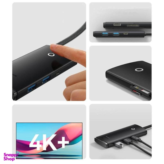 هاب 6 پورت Type-C بیسوس مدل BS-OH019