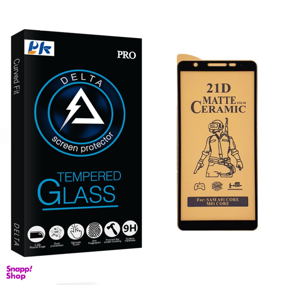 محافظ صفحه نمایش سرامیکی پی کی مدل Delta Glass مناسب برای گوشی موبایل سامسونگ Galaxy A01