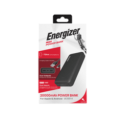 پاوربانک انرجایزر (Energizer) مدل UE20014 ظرفیت 20000 میلی آمپر ساعت