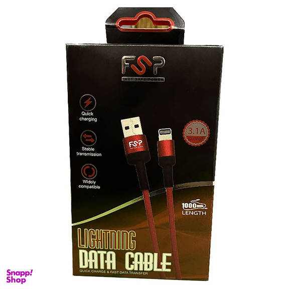 کابل شارژ و انتقال اطلاعات اف اس پی (FSP) مدل USB به Lightning