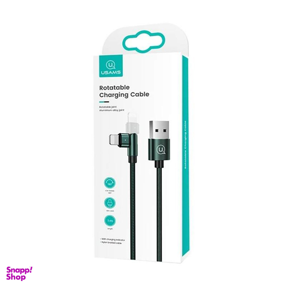 کابل تبدیل USB به لایتنینگ یوسمز (Usams) مدل US-SJ477 طول 1 متر