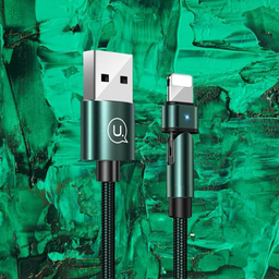 کابل تبدیل USB به لایتنینگ یوسمز (Usams) مدل US-SJ477 طول 1 متر