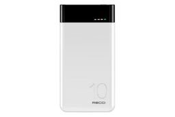 پاوربانک رسی (Recci) مدل RT-10000WP ظرفیت 10000 میلی آمپر ساعت