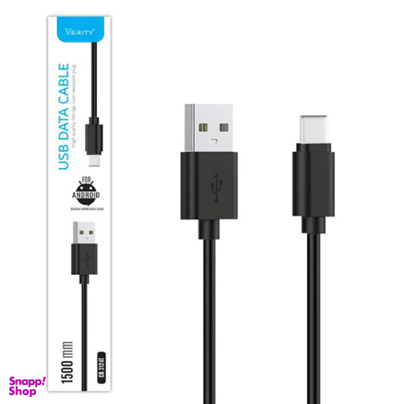 کابل تبدیل USB به USB-C وریتی (Verity) مدل CB3124T طول 1 متر