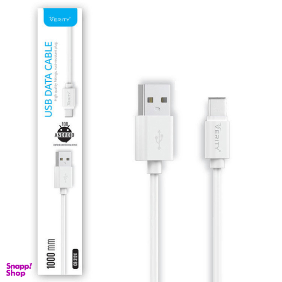 کابل تبدیل USB به USB-C وریتی (Verity) مدل CB3124T طول 1 متر