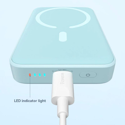 شارژر همراه باسیوس (Baseus) مدل Magnetic Mini ظرفیت 10000 میلی آمپر ساعت