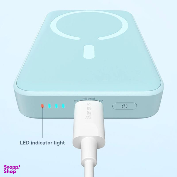 شارژر همراه باسیوس (Baseus) مدل Magnetic Mini ظرفیت 10000 میلی آمپر ساعت