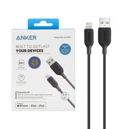 کابل تبدیل USB به لایتنینگ انکر (Anker) مدل A8813 طول 1٫8 متر
