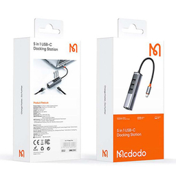 هاب 5 پورت USB-C مک دو دو (Mcdodo) مدل HU-1110
