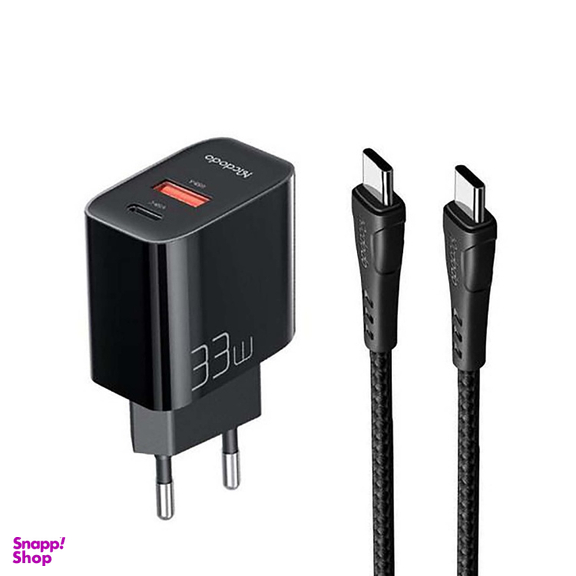 شارژر دیواری مک دو دو مدل CH-0922 به همراه کابل تبدیل USB-C