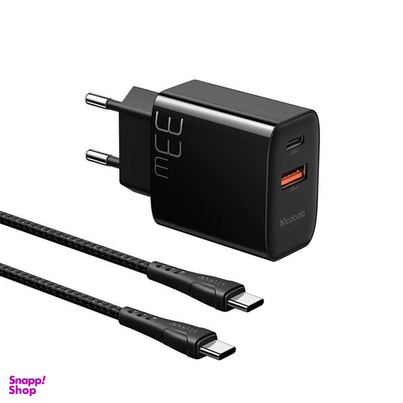 شارژر دیواری مک دو دو مدل CH-0922 به همراه کابل تبدیل USB-C