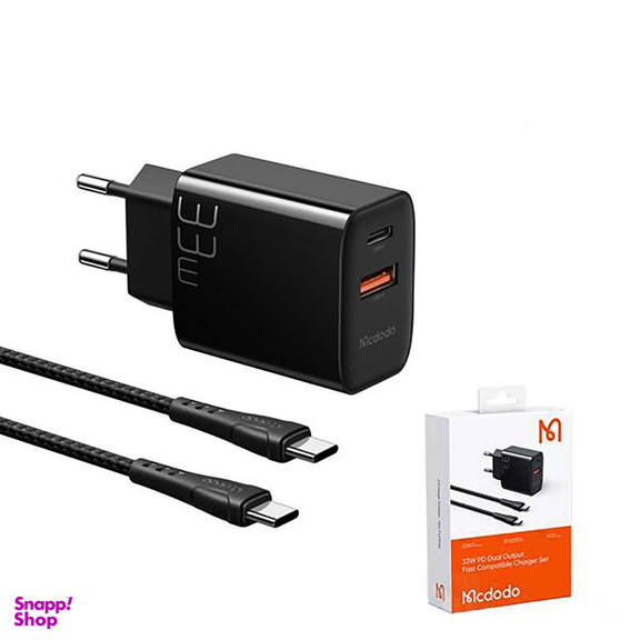 شارژر دیواری مک دو دو مدل CH-0922 به همراه کابل تبدیل USB-C