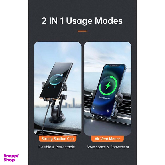 پایه نگهدارنده و شارژر بی سیم گوشی موبایل مک دو دو (Mcdodo) مدل MC1600