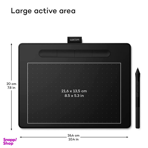 قلم نوری وکام مدل Intuos Medium Bluetooth CTL-6100WLK/E-N