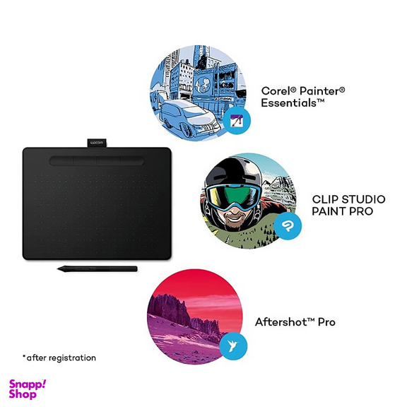 قلم نوری وکام مدل Intuos Medium Bluetooth CTL-6100WLK/E-N
