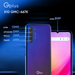 گوشی موبایل جی پلاس (G Plus) مدل X10 4G ظرفیت 64 گیگابایت و رم 3 گیگابایت