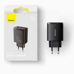 شارژر دیواری باسیوس (Baseus) مدل Compact Quick 30w