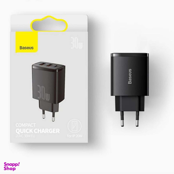 شارژر دیواری باسیوس (Baseus) مدل Compact Quick 30w