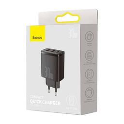 شارژر دیواری باسیوس (Baseus) مدل Compact Quick 30w