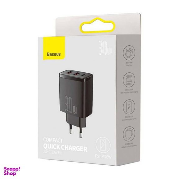 شارژر دیواری باسیوس (Baseus) مدل Compact Quick 30w