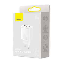 شارژر دیواری باسیوس (Baseus) مدل Compact Quick 30w