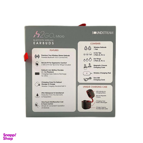 هدفون بلوتوثی ساند استریم (SoundStream) مدل H2GO Micro