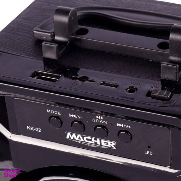اسپیکر بلوتوثی قابل حمل مچر (Macher) مدل AS-KK02