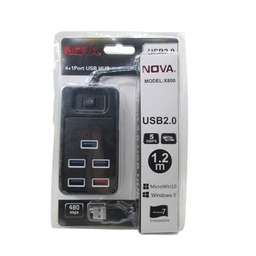 هاب پنج پورت USB3٫0 نوا (Nova) مدل X800