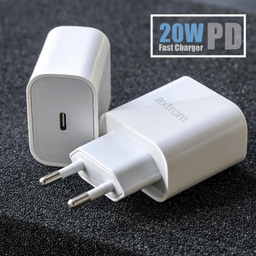 شارژر دیواری 20 وات اکستروم (Axtrom) مدل AWC20WPD به همراه کابل تبدیل لایتنینگ