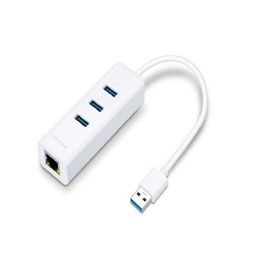 هاب USB 3.0 سه پورت و کارت شبکه تی پی-لینک مدل UE330