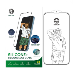 محافظ صفحه نمایش گرین (Green) مدل Silicone-Plus مناسب برای گوشی موبایل اپل iPhone 13/ IPhone 13 Pro
