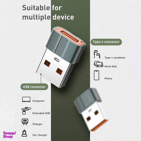 مبدل USB-C به USB الدینیو (Ldnio) مدل LC150